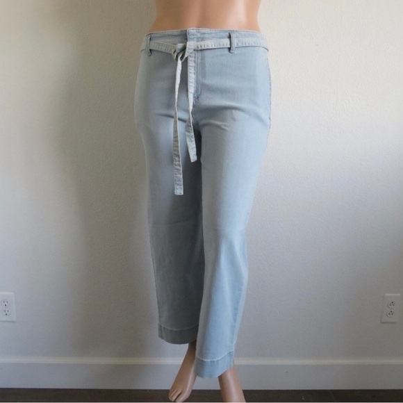 CHARTER CLUB Jeans Women's Light Wash WIDE LEG Denim Jeans Plus Size 14 NWT - Picture 3 of 3